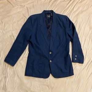 Liz Wear blazer dark blue size 8 petite